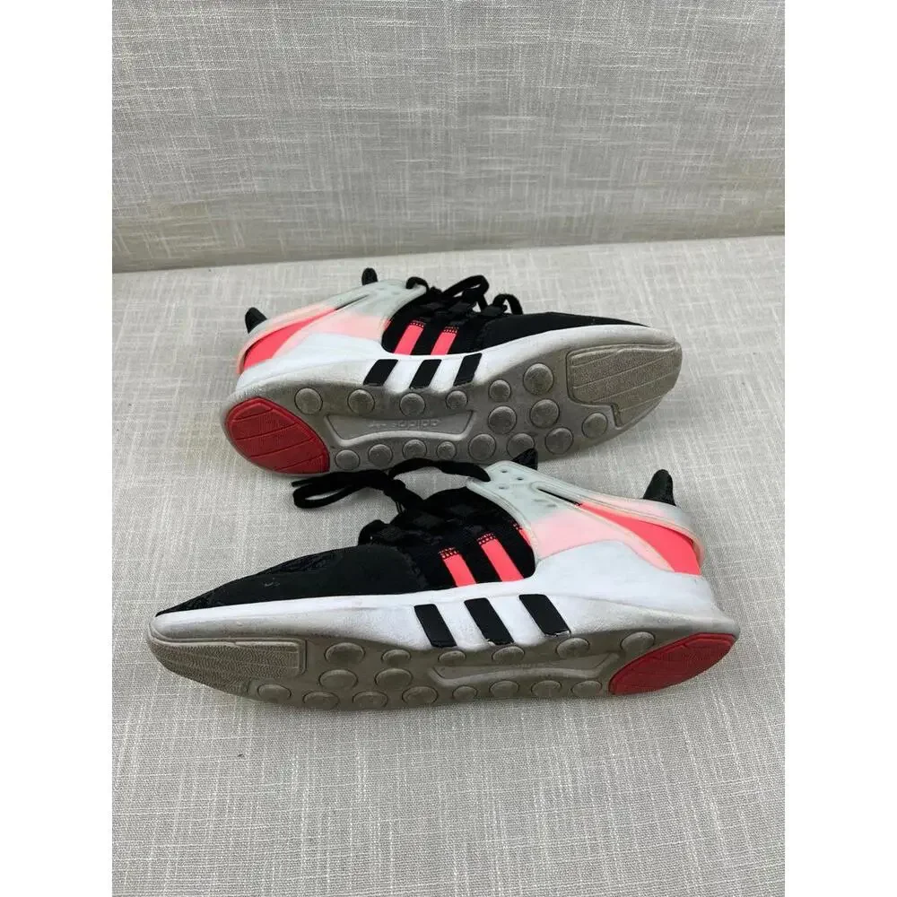 Adidas Men's Sneakers Size 11.5 Black with Pink and White‎ Accents